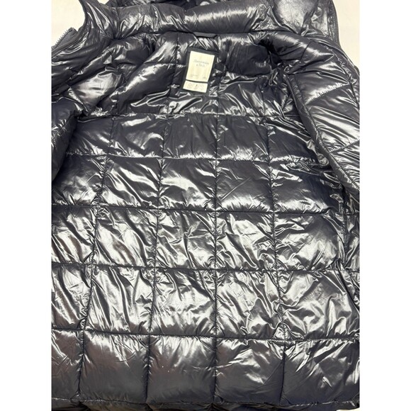 Abercrombie & Fitch 3 In 1 Parka Women's Size L Black Winter Luxe Coat Outerwear - Picture 5 of 13